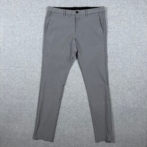 Bonobos Lightweight 5-Pocket Golf Pants Grey 33x34 (Fits 33x32) Tech Trousers